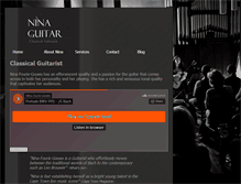 Tablet Screenshot of ninaguitar.co.za